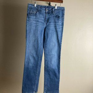 LEVI'S San Francisco Demi Curve Classic RISE Straight Leg Blue Jeans Size 10/30